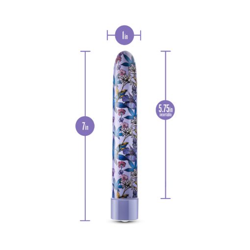 Limited Addiction Floradelic Rechargeable 7 In. Vibrator Purple - Image 11