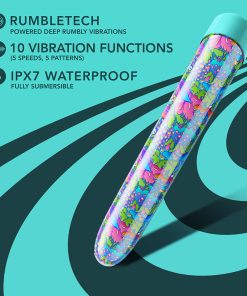 Limited Addiction Utopia Rechargeable 7 In. Vibrator Aqua