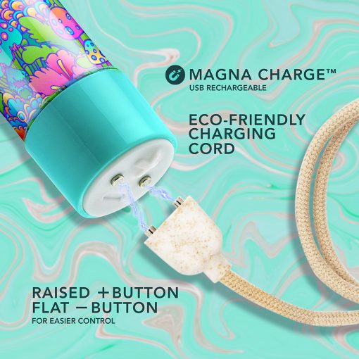 Limited Addiction Utopia Rechargeable 7 In. Vibrator Aqua - Image 8