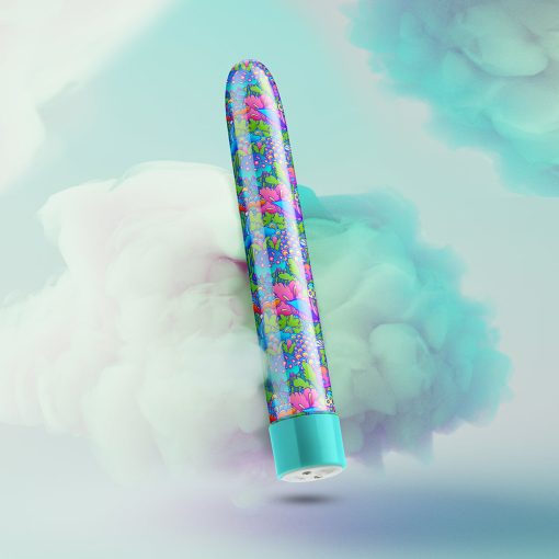 Limited Addiction Utopia Rechargeable 7 In. Vibrator Aqua - Image 9