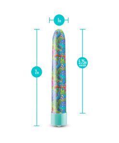 Limited Addiction Utopia Rechargeable 7 In. Vibrator Aqua