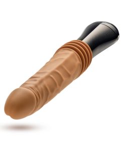 Dr. Skin Silicone Dr. Arthur Thrusting Gyrating Vibrating Dildo Tan