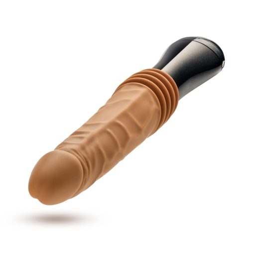 Dr. Skin Silicone Dr. Arthur Thrusting Gyrating Vibrating Dildo Tan - Image 4