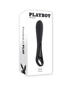 Playboy Ollo Rechargeable Silicone Vibrator With Ring Handle 2 Am