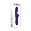 Playboy The Thrill – Dual Stim Flapper Rabbit Vibrator (Acai, Rechargeable)