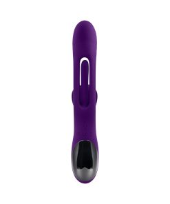 Playboy The Thrill – Dual Stim Flapper Rabbit Vibrator (Acai, Rechargeable)