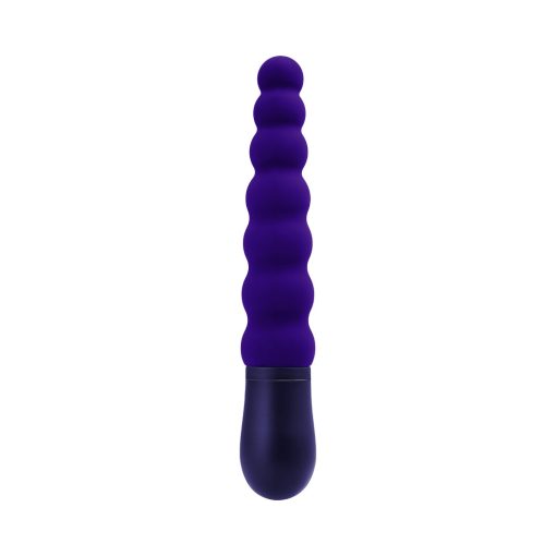 Selopa Beaded Beauty Silicone Vibrator Purple - Image 3