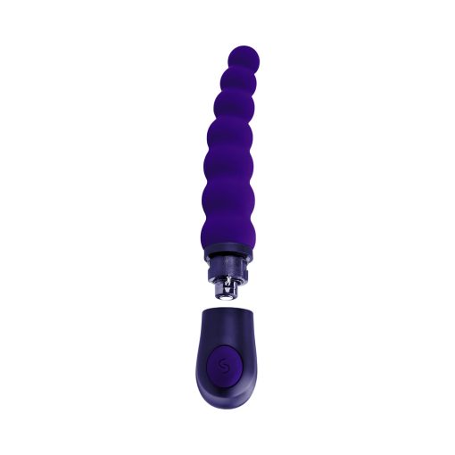 Selopa Beaded Beauty Silicone Vibrator Purple - Image 7