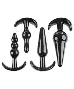 Selopa Intro To Plugs 4-Piece Anal Plug Set Black