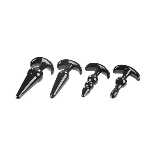 Selopa Intro To Plugs 4-Piece Anal Plug Set Black - Image 5