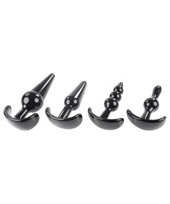 Selopa Intro To Plugs 4-Piece Anal Plug Set Black