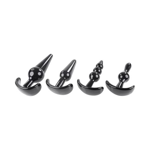 Selopa Intro To Plugs 4-Piece Anal Plug Set Black - Image 6