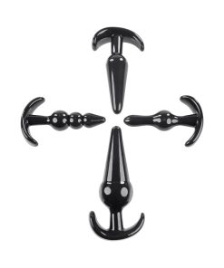 Selopa Intro To Plugs 4-Piece Anal Plug Set Black