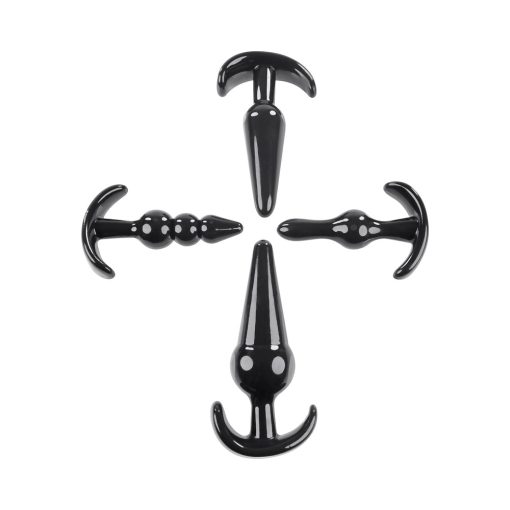 Selopa Intro To Plugs 4-Piece Anal Plug Set Black - Image 7