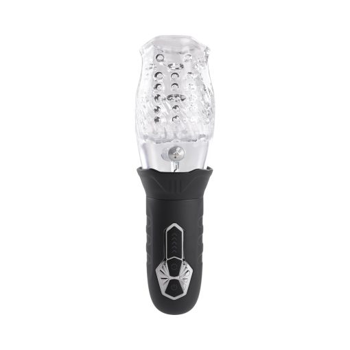 Zero Tolerance Cyclone Rechargeable Vibrating Spinning Stroker Black Clear - Image 5