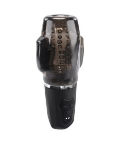 Zero Tolerance A Sucking Good Time Rechargeable Vibrating Stroker Black Smoke