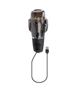 Zero Tolerance A Sucking Good Time Rechargeable Vibrating Stroker Black Smoke