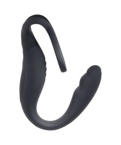 Gender X The Wrangler Rechargeable Silicone Vibrating C-Ring With Remote Black