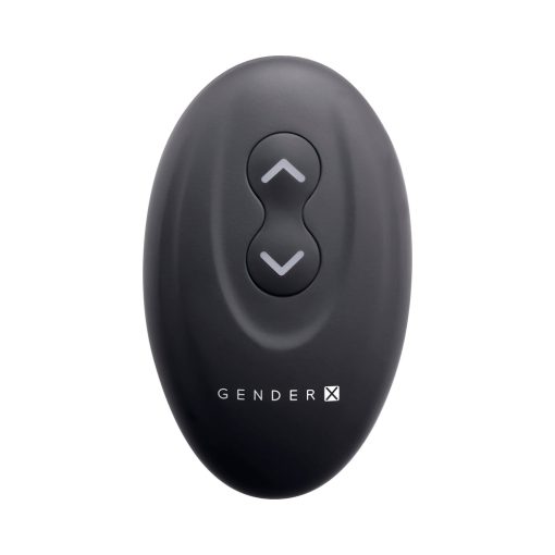 Gender X The Wrangler Rechargeable Silicone Vibrating C-Ring With Remote Black - Image 9