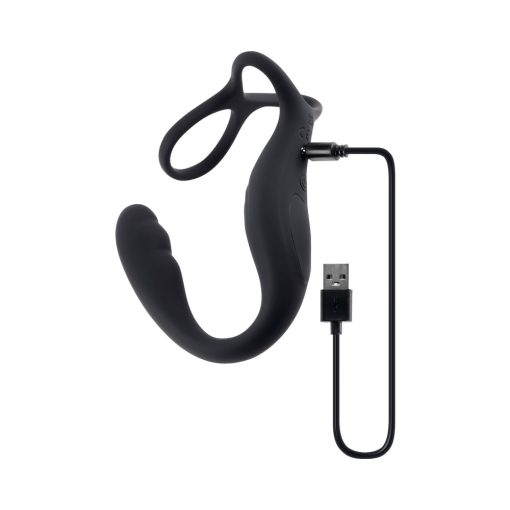 Gender X The Wrangler Rechargeable Silicone Vibrating C-Ring With Remote Black - Image 11