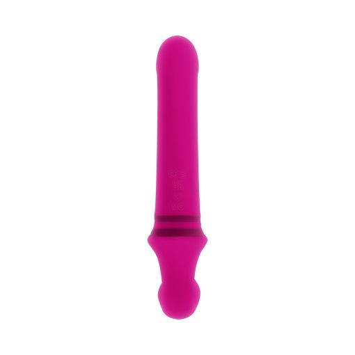Gender X Sharing Is Caring Rechargeable Silicone Dual-Ended Vibrator Pink - Image 5