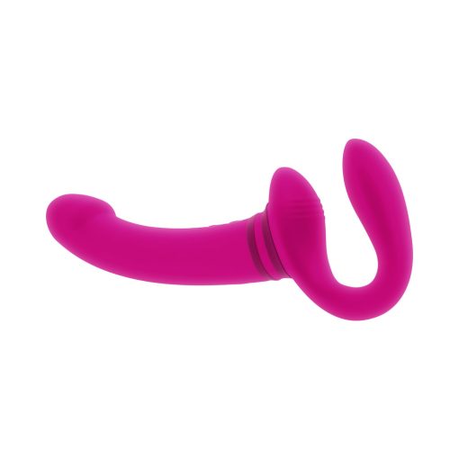 Gender X Sharing Is Caring Rechargeable Silicone Dual-Ended Vibrator Pink - Image 6