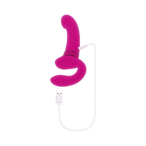 Gender X Sharing Is Caring Rechargeable Silicone Dual-Ended Vibrator Pink - Image 7