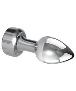 Gender X Rockin' Metal Plug Mini Rechargeable Vibrating Anal Plug Aluminum Silver