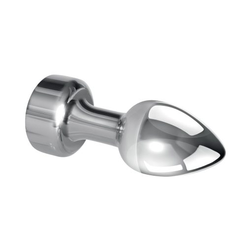 Gender X Rockin' Metal Plug Mini Rechargeable Vibrating Anal Plug Aluminum Silver - Image 5