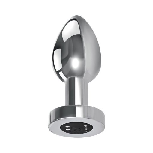 Gender X Rockin' Metal Plug Xl Rechargeable Vibrating Anal Plug Aluminum Silver - Image 3