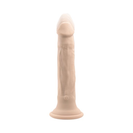 Evolved In Thrust We Trust Rechargeable Silicone Thrusting Vibrating Dildo With Remote Light - Image 2