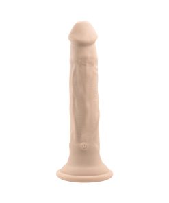 Evolved In Thrust We Trust Rechargeable Silicone Thrusting Vibrating Dildo With Remote Light