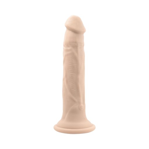 Evolved In Thrust We Trust Rechargeable Silicone Thrusting Vibrating Dildo With Remote Light - Image 4