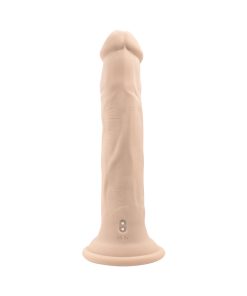 Evolved In Thrust We Trust Rechargeable Silicone Thrusting Vibrating Dildo With Remote Light