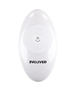 Evolved In Thrust We Trust Rechargeable Silicone Thrusting Vibrating Dildo With Remote Light