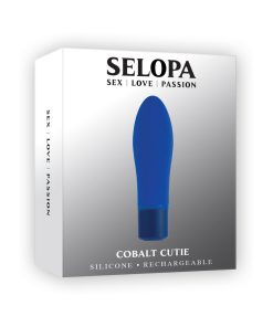 Selopa Cobolt Cutie Rechargeable Silicone Mini Vibrator Blue