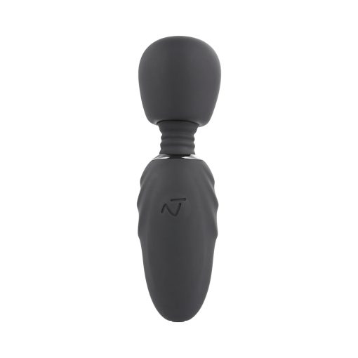Selopa Buzz One Out Rechargeable Silicone Mini Wand Vibrator Black - Image 5