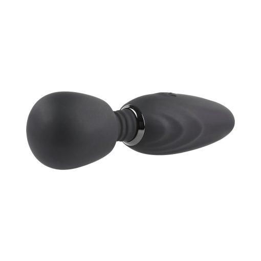 Selopa Buzz One Out Rechargeable Silicone Mini Wand Vibrator Black - Image 6