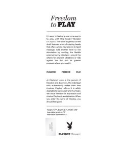 Playboy On Repeat Rechargeable Silicone Rotating Rabbit Vibrator Purple