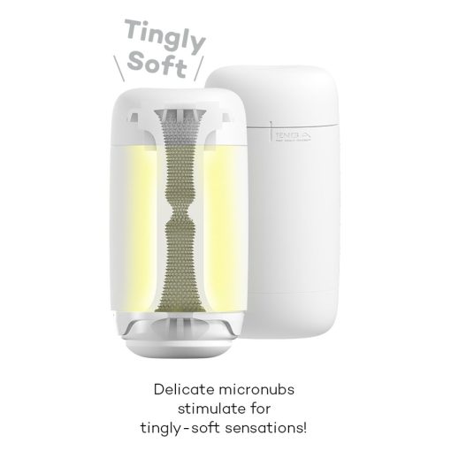 Tenga Puffy Stroker Sugar White - Image 11