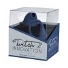 Twitch 2 Rechargeable Suction And Flapping Vibrator With Remote Control Vibrating Egg Blue/Grey