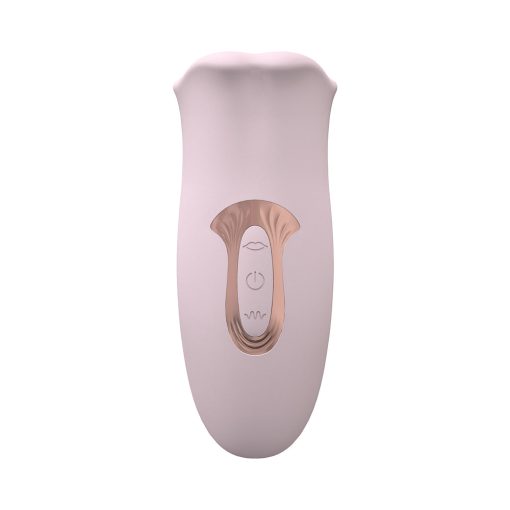 Loveline Kiss 10 Speed Suction And Vibrating Mouth Silicone Rechargeable Waterproof Pink - Image 4