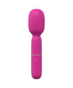 Loveline Bella 10 Speed Vibrating Mini-Wand Silicone Rechargeable Waterproof Pink