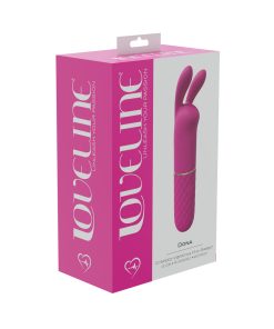 Loveline Dona Mini Rabbit Vibrator – 10-Speed, Rechargeable (Pink)