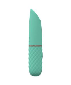 Loveline Beso 10 Speed Vibrating Mini-Lipstick Silicone Rechargeable Waterproof Green