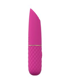 Loveline Beso 10 Speed Vibrating Mini-Lipstick Silicone Rechargeable Waterproof Pink