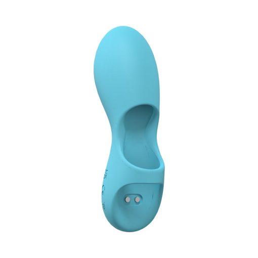 Loveline Joy 10 Speed Finger Vibe Silicone Rechargeable Waterproof Blue - Image 2
