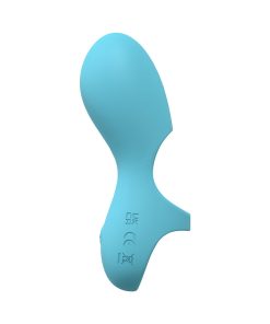 Loveline Joy 10 Speed Finger Vibe Silicone Rechargeable Waterproof Blue