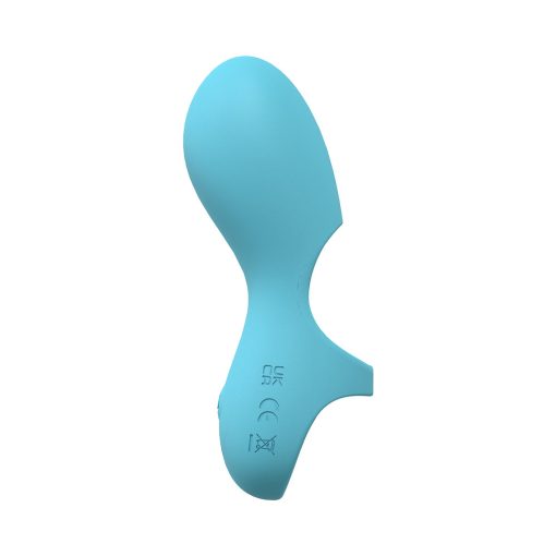 Loveline Joy 10 Speed Finger Vibe Silicone Rechargeable Waterproof Blue - Image 3
