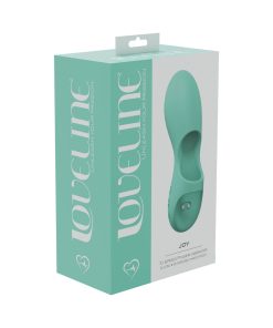 Loveline Joy 10 Speed Finger Vibe Silicone Rechargeable Waterproof Green